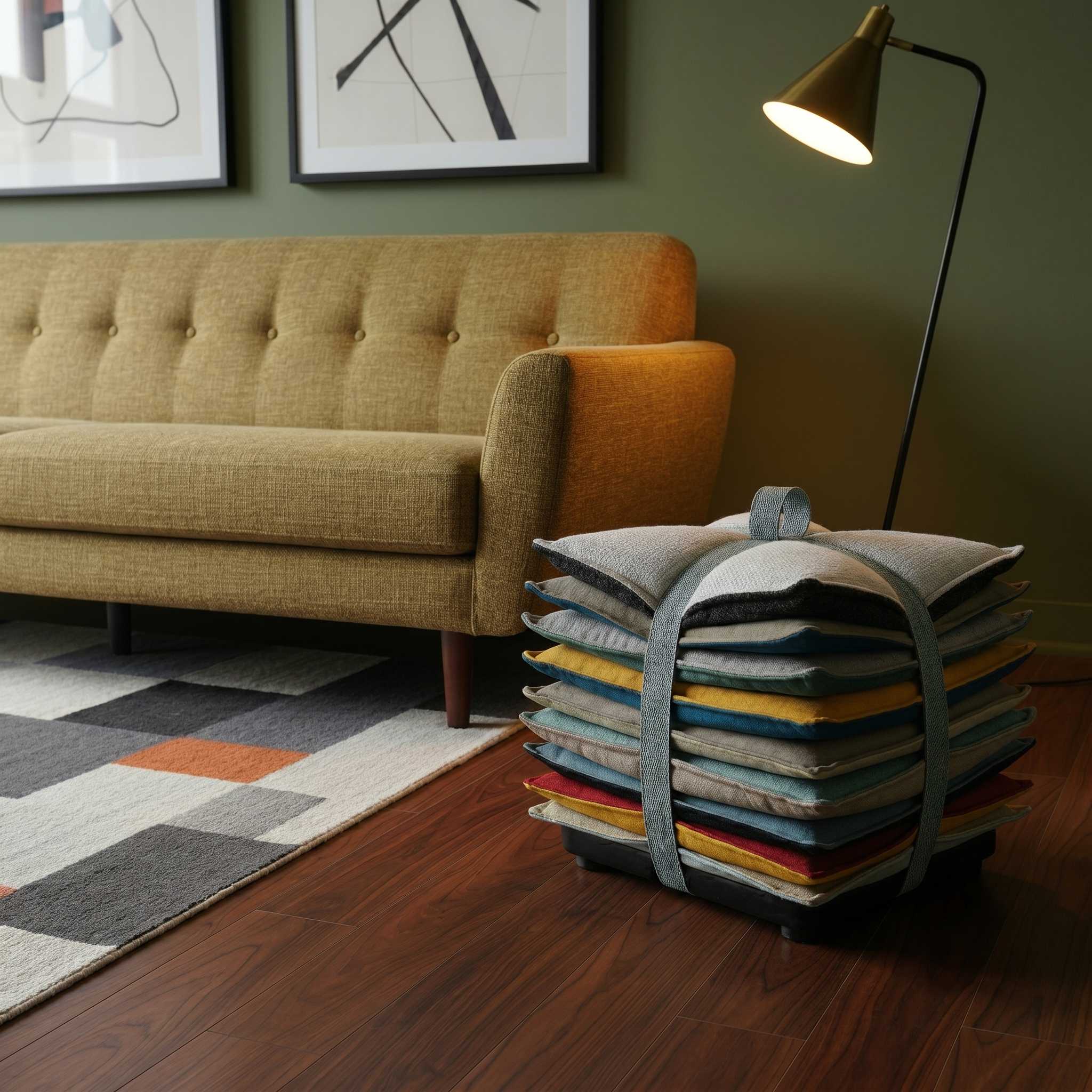 PRISMA - Pouf Design moderno decorativo per arredo casa