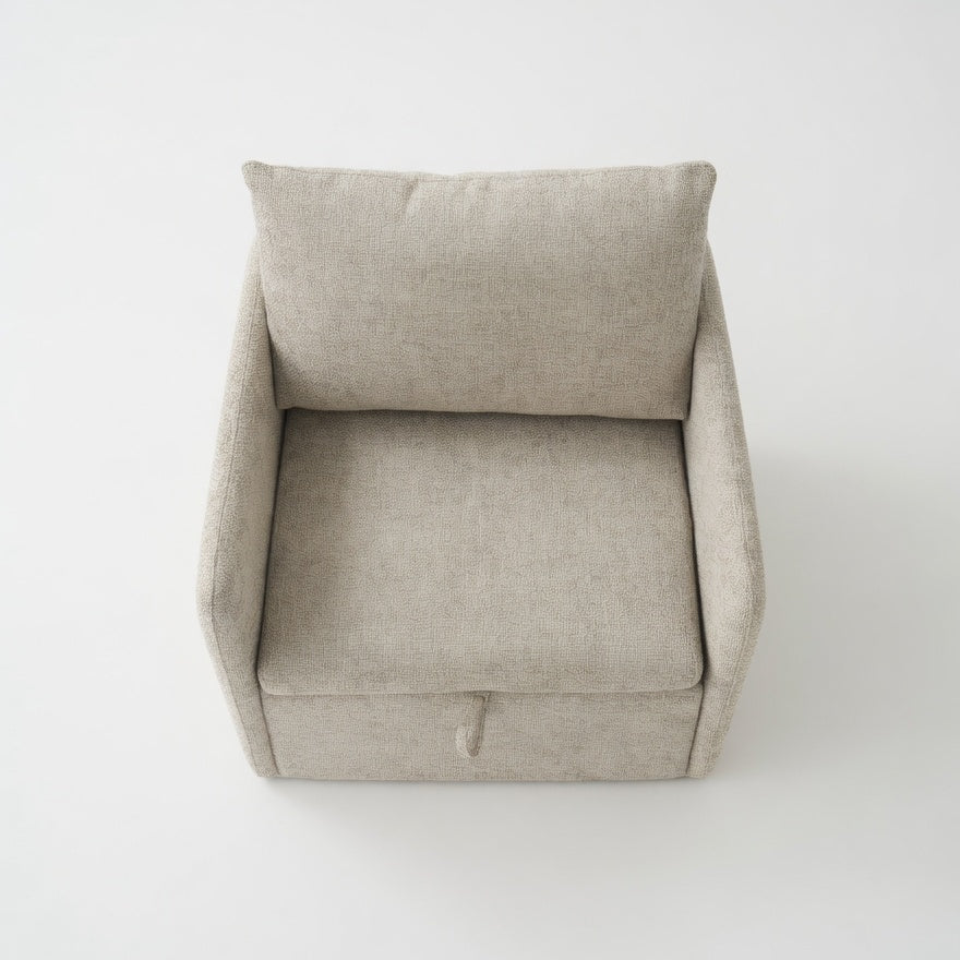 NEST - Poltrona Letto salvaspazio di design con comodo materasso h.10cm
