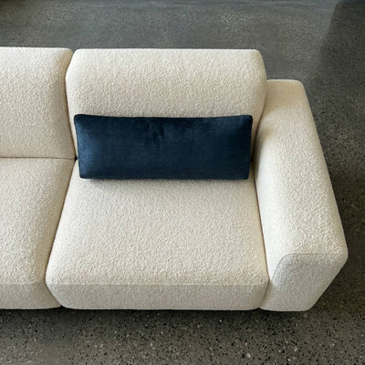 TAUCH - Cuscino Poggiareni 60cm x 25cm, supporto lombare Morbido e Sfoderabile