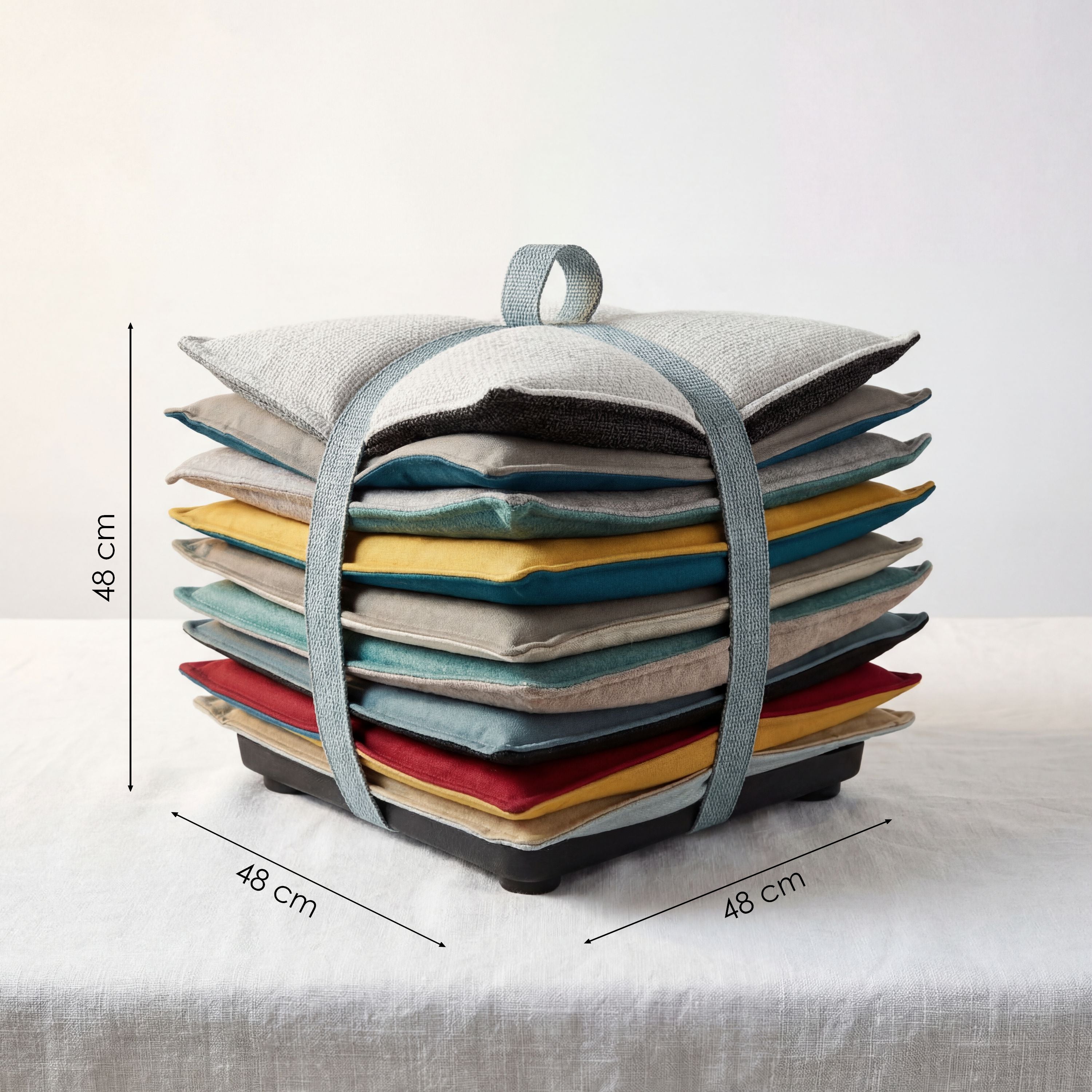 PRISMA - Pouf Design moderno decorativo per arredo casa