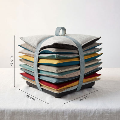 PRISMA - Pouf Design moderno decorativo per arredo casa